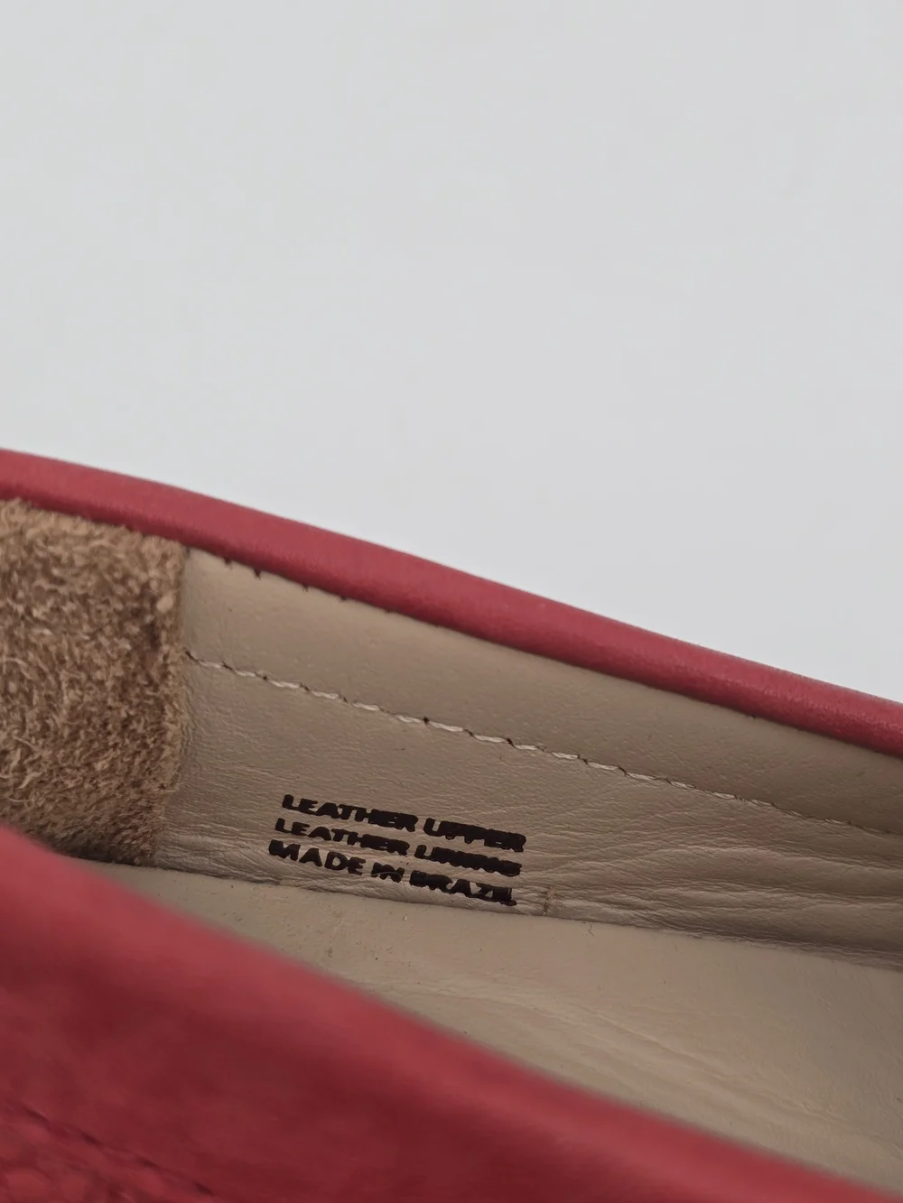Marc Joseph East Village Red Berry Leather Kids Penny Loafers Size 3.5 NWOB